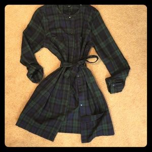 Flannel dress!